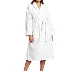 IKEA white terry cotton robe